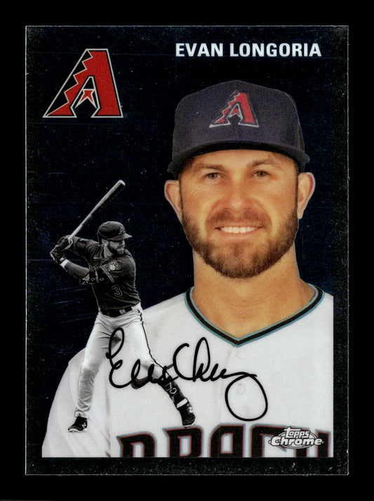 2023 Topps Chrome Platinum Anniversary Evan Longoria #331 Arizona Diamondbacks
