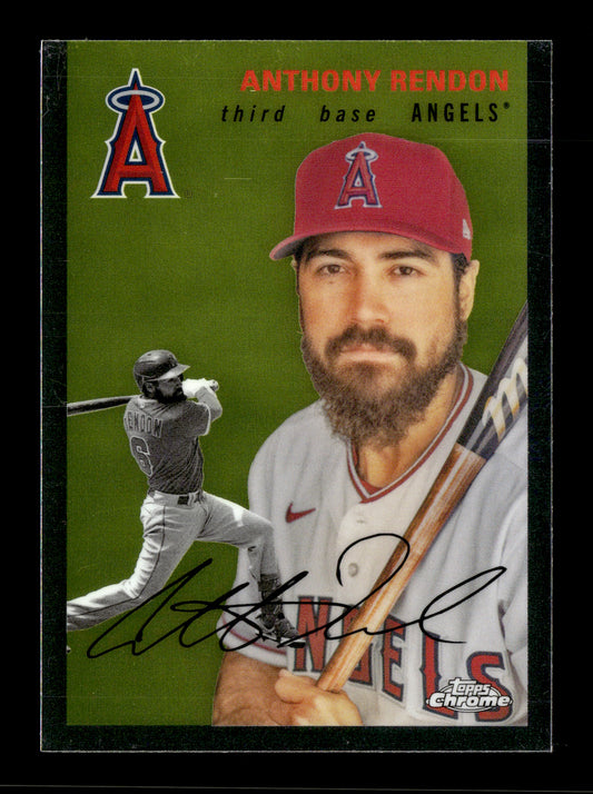 2023 Topps Chrome Platinum Anniversary Anthony Rendon #182 Los Angeles Angels