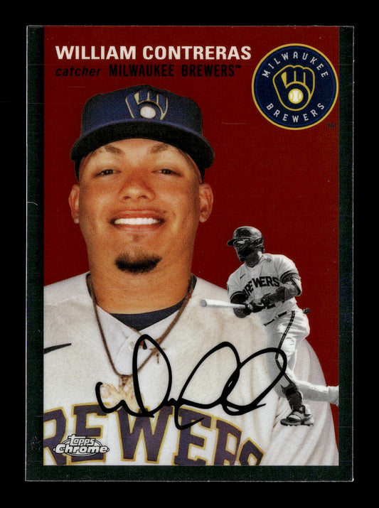 2023 Topps Chrome Platinum Anniversary William Contreras #225 Milwaukee Brewers