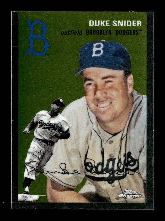 2023 Topps Chrome Platinum Anniversary Duke Snider #405 Brooklyn Dodgers
