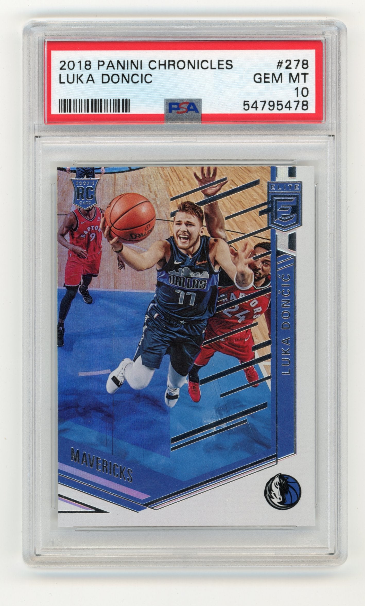 2018 Panini Chronicles Luka Doncic #278 PSA 10 Dallas Mavericks