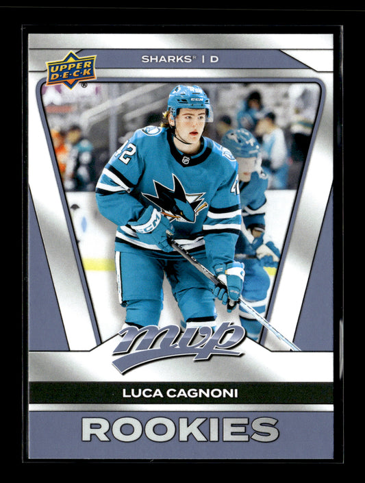 2025-26 Upper Deck MVP Luca Cagnoni #245 San Jose Sharks