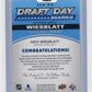 2025-26 SP Game Used Ozzy Wiesblatt #DDM-OW Draft Day Marks #/35 San Jose Sharks