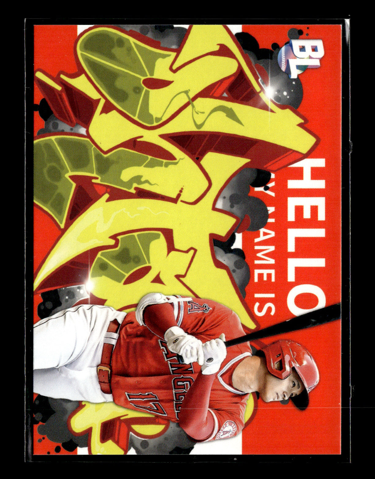 2023 Topps Big League Shohei Ohtani #RC-3 Roll Call Wildstyle Edition Los Angeles Angels