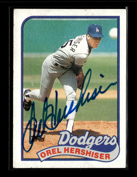1989 Topps Orel Hershiser #550 Los Angeles Dodgers