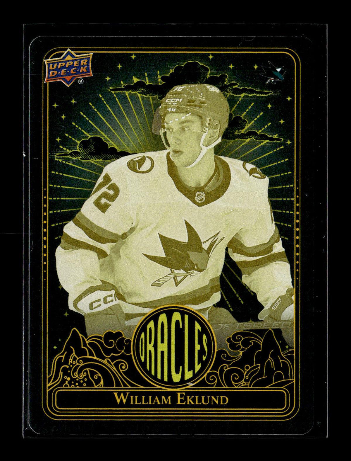2024-25 Upper Deck William Eklund #O-25 Oracles San Jose Sharks