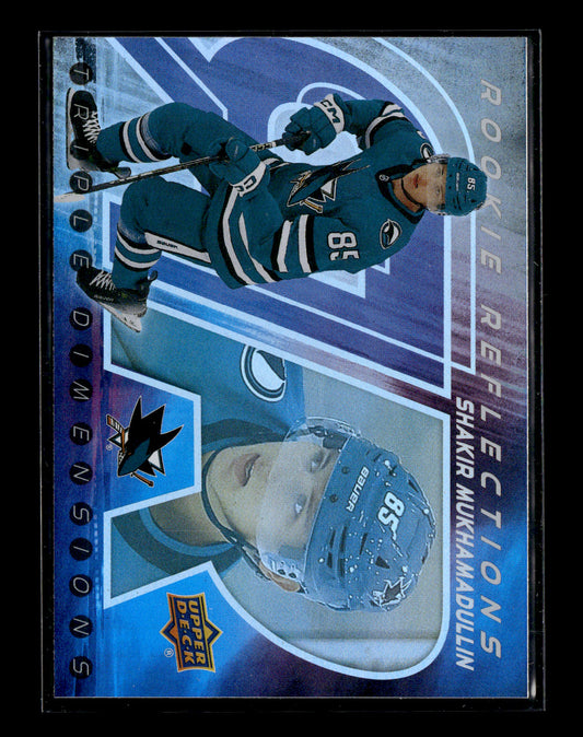 2024-25 Upper Deck Shakir Mukhamadullin #RR-20 Rookie Reflections San Jose Sharks