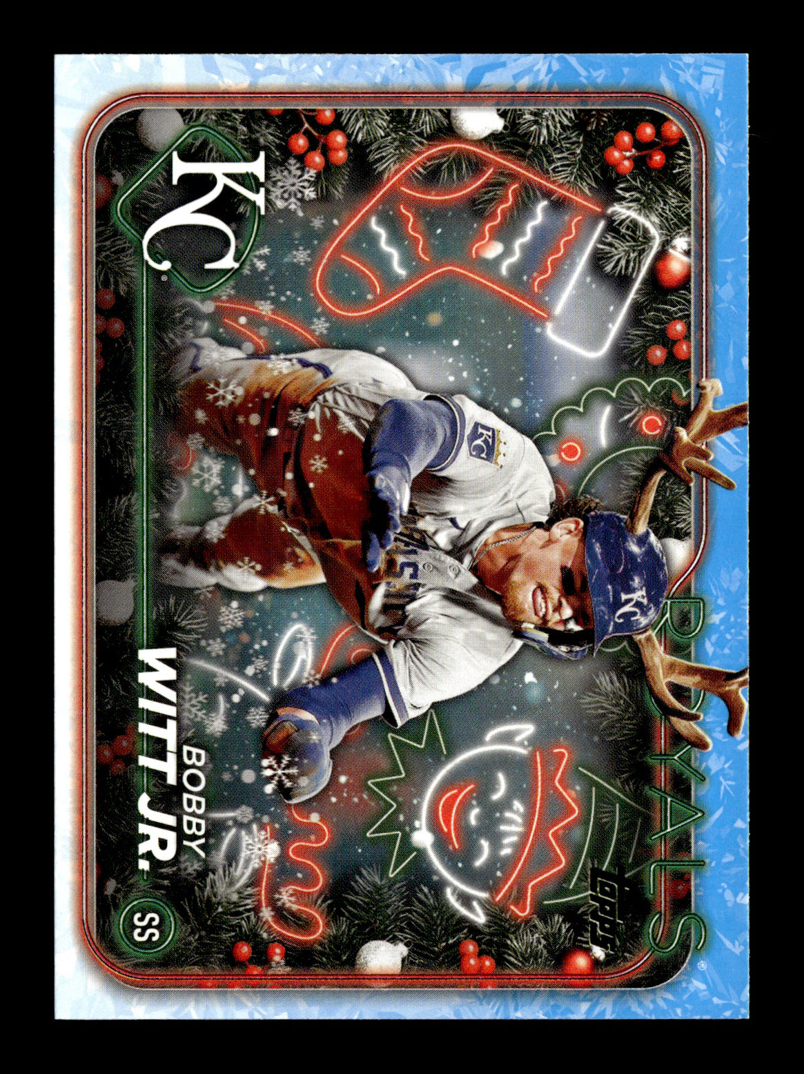 2024 Topps Holiday Bobby Witt Jr. #H111b Kansas City Royals