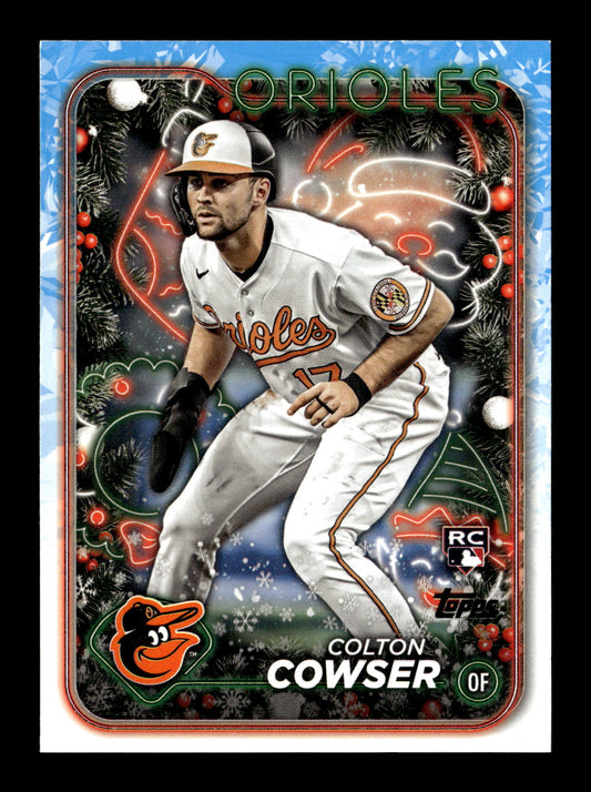 2024 Topps Holiday Colton Cowser #H170b Baltimore Orioles