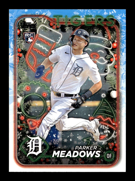 2024 Topps Holiday Parker Meadows #H149 Detroit Tigers