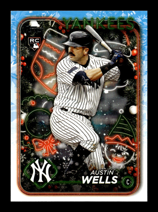 2024 Topps Holiday Austin Wells #H2 New York Yankees