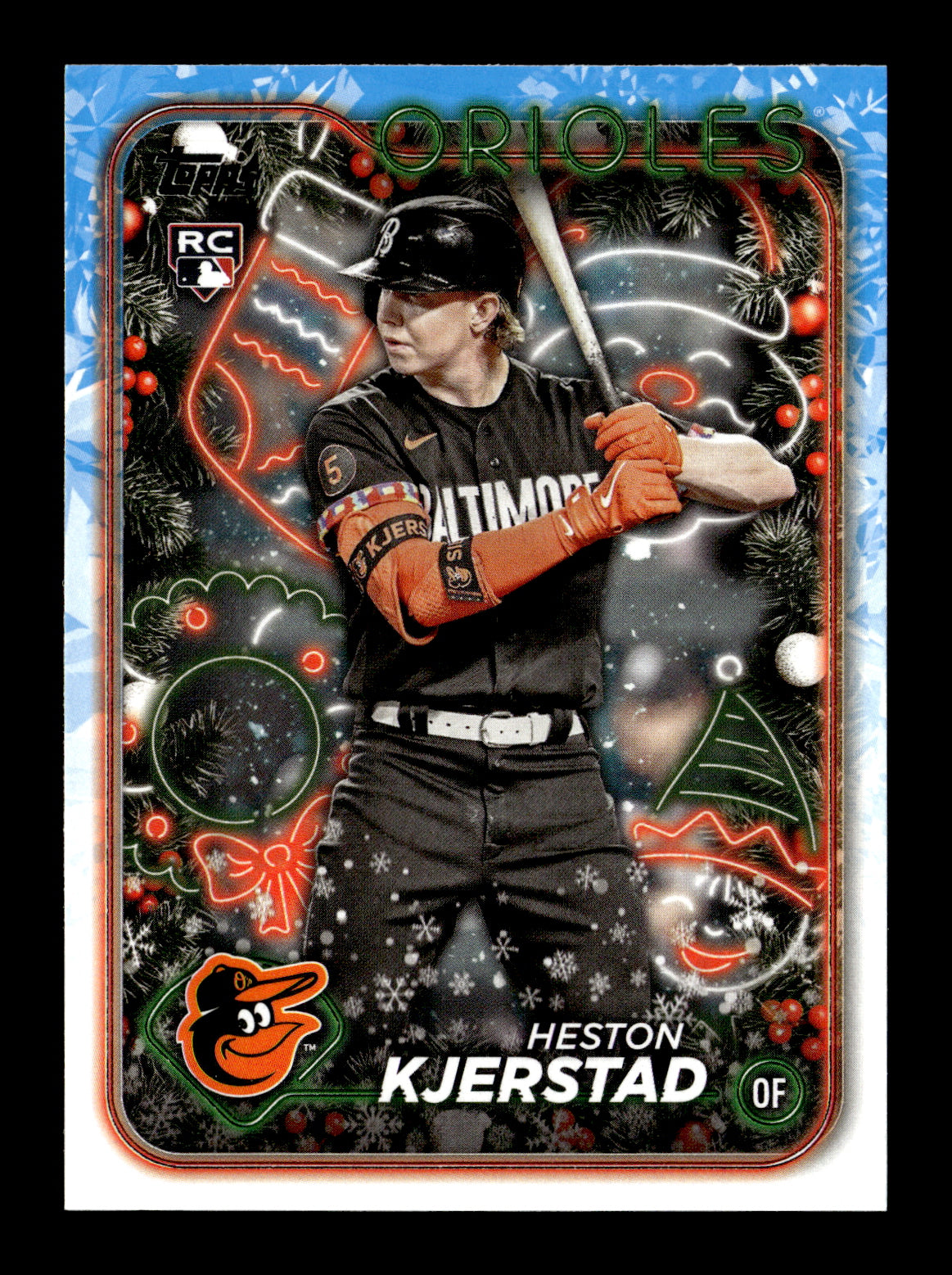 2024 Topps Holiday Heston Kjerstad #H171 Baltimore Orioles