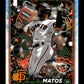 2024 Topps Holiday Luis Matos #H70 San Francisco Giants