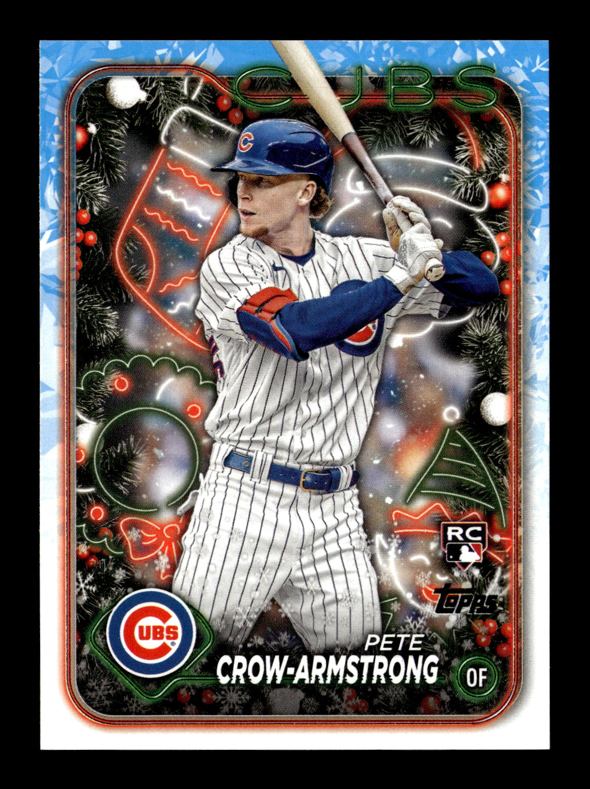 2024 Topps Holiday Pete Crow-Armstrong #H136 Chicago Cubs
