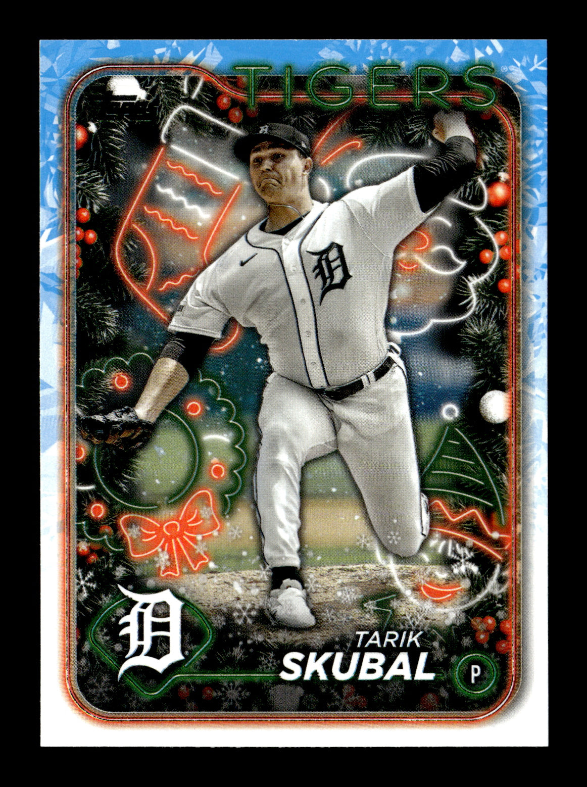 2024 Topps Holiday Tarik Skubal #H144 Detroit Tigers