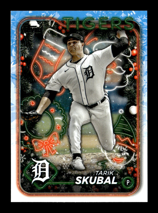 2024 Topps Holiday Tarik Skubal #H144 Detroit Tigers