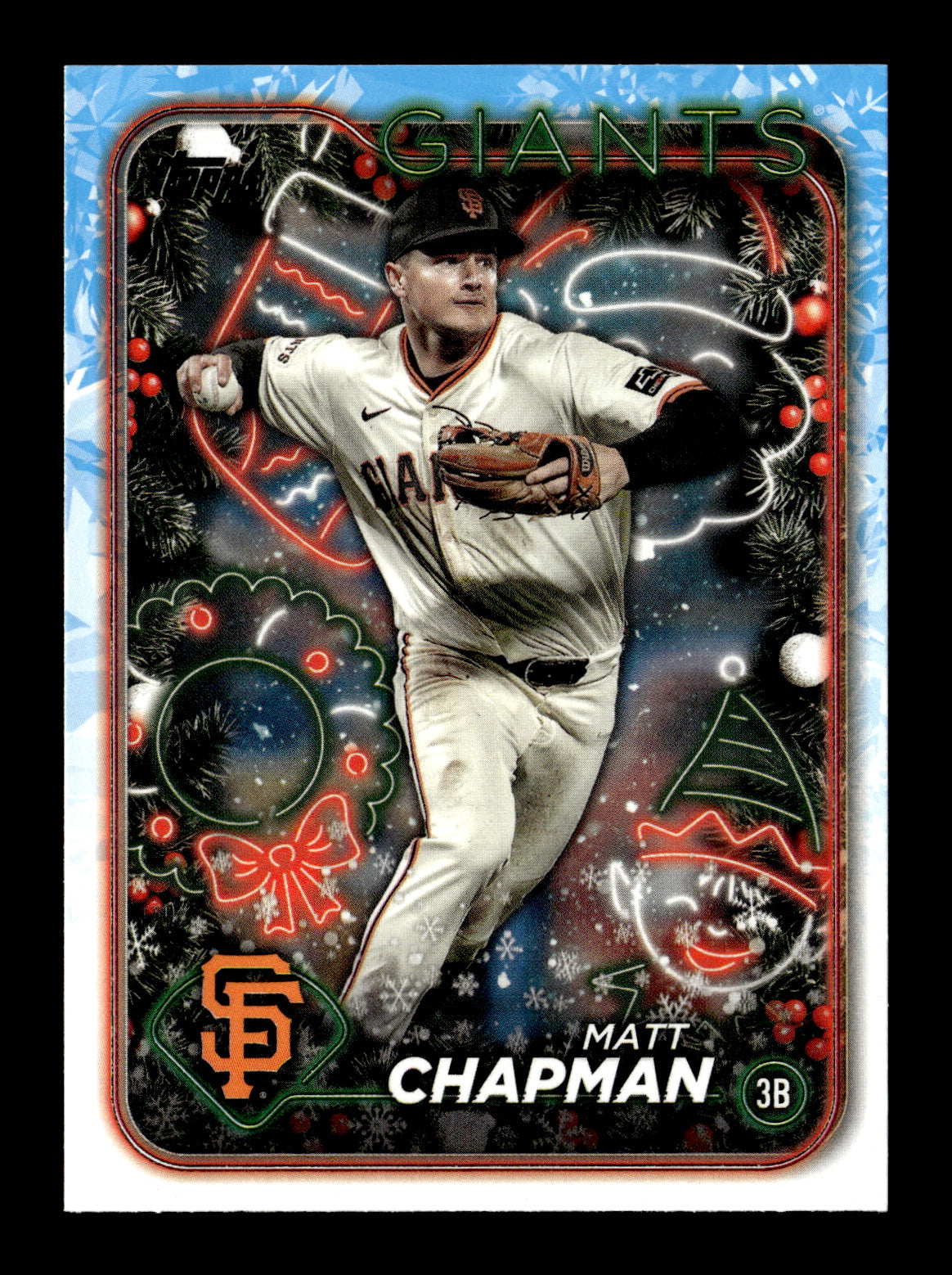 2024 Topps Holiday Matt Chapman #H26 San Francisco Giants
