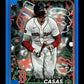 2024 Topps Holiday Triston Casas #H18 Blue Metallic Glitter Boston Red Sox