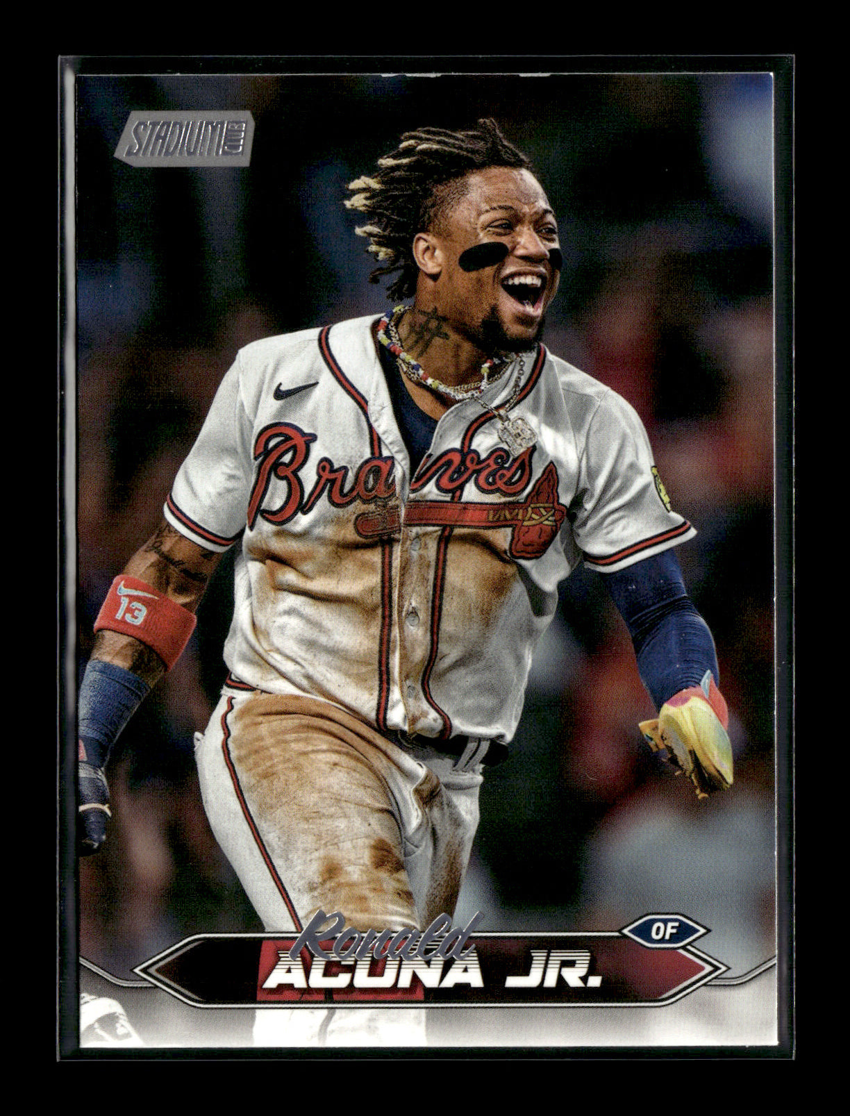 2024 Stadium Club Ronald Acuña Jr. #100 Atlanta Braves