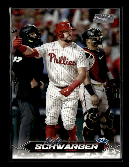 2024 Stadium Club Kyle Schwarber #221 Philadelphia Phillies