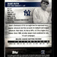 2024 Stadium Club Babe Ruth #171 New York Yankees