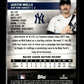 2024 Stadium Club Austin Wells #216 New York Yankees