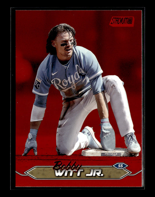 2024 Stadium Club Bobby Witt Jr. #182 Red Foil Kansas City Royals