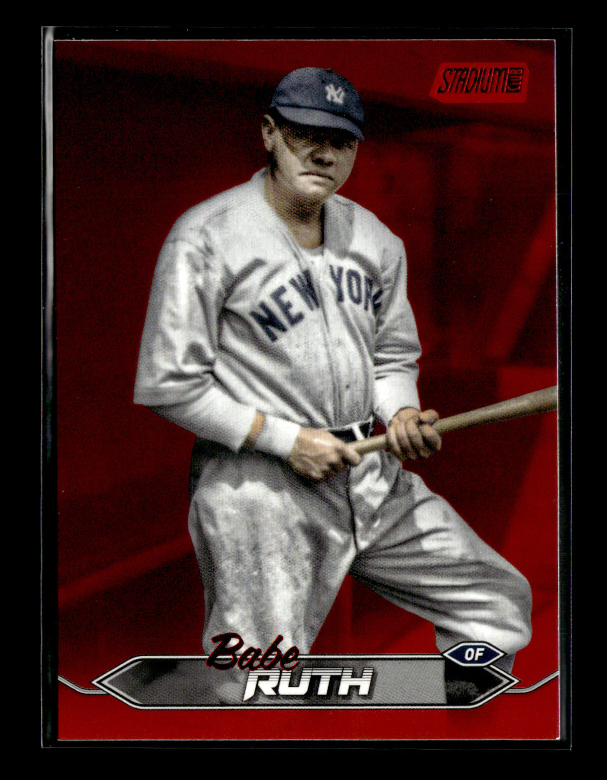 2024 Stadium Club Babe Ruth #171 Red Foil New York Yankees