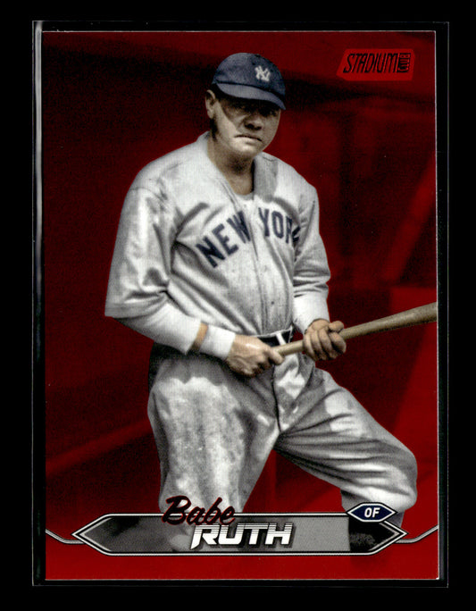 2024 Stadium Club Babe Ruth #171 Red Foil New York Yankees
