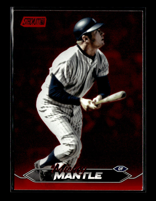 2024 Stadium Club Mickey Mantle #136 Red Foil New York Yankees
