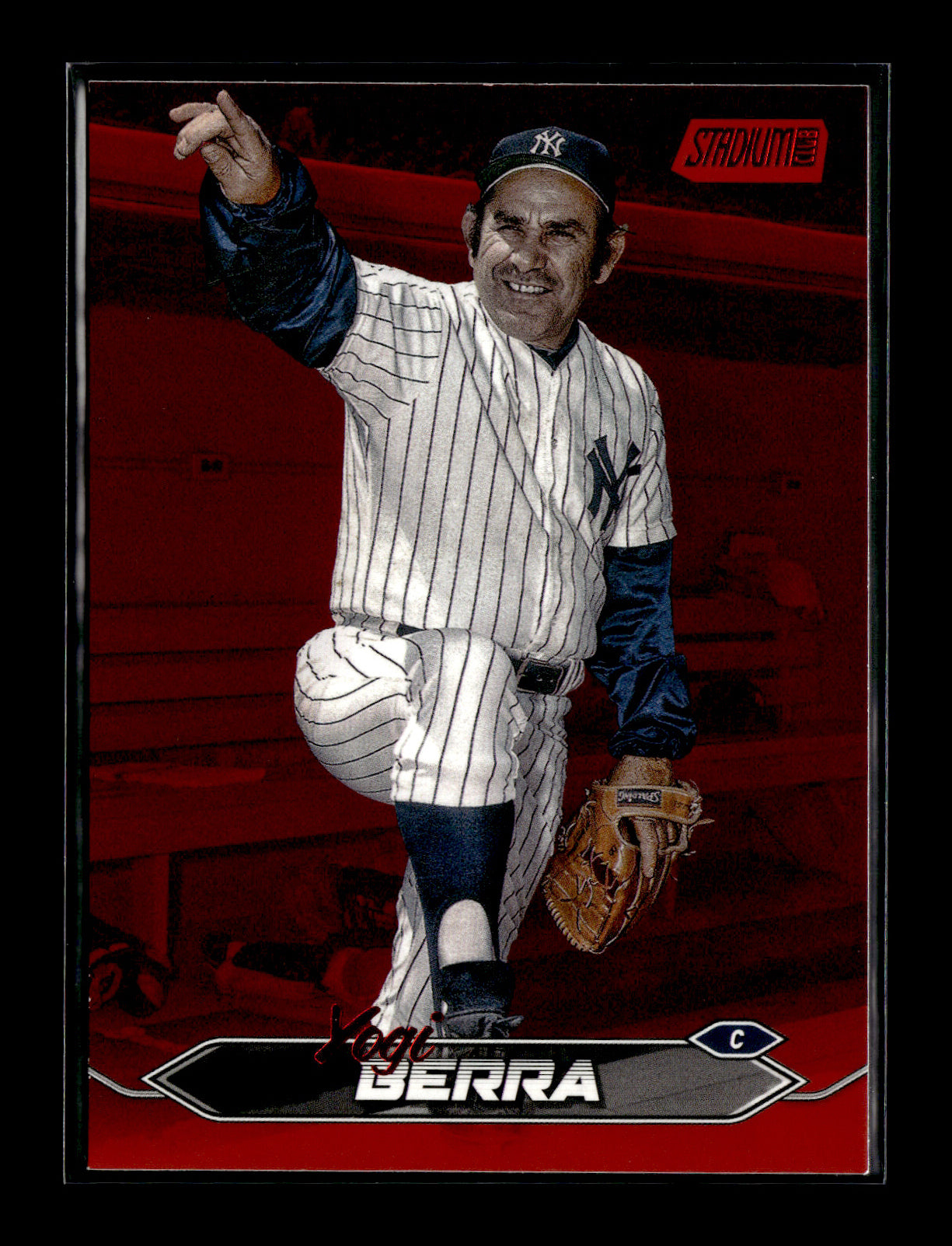 2024 Stadium Club Yogi Berra #172 Red Foil New York Yankees