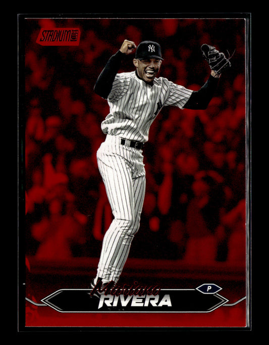 2024 Stadium Club Mariano Rivera #101 Red Foil New York Yankees
