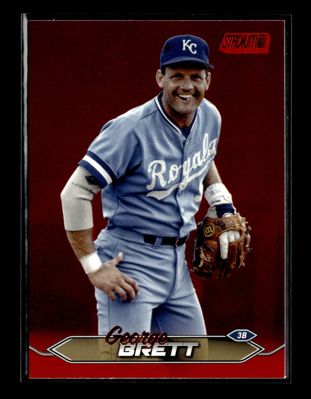 2024 Stadium Club George Brett #195 Red Foil Kansas City Royals