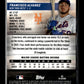 2024 Stadium Club Francisco Alvarez #110 Chrome Green Refractors New York Mets