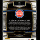 2021-22 Panini Select Cade Cunningham #11 Orange Flash Prizms Detroit Pistons