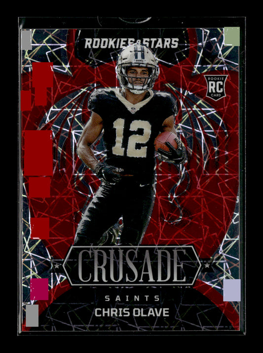 2022 Panini Rookies & Stars Chris Olave #CR-16 Crusade Longevity #/80 New Orleans Saints