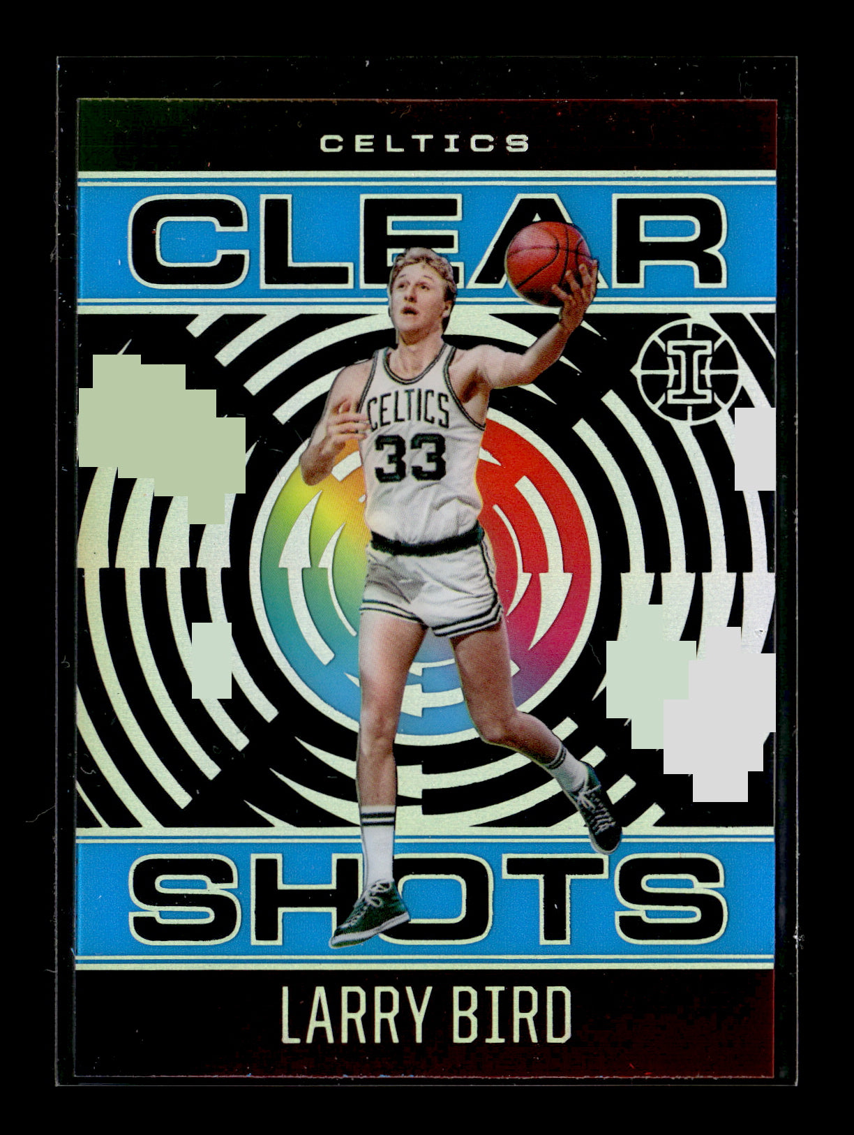 2020-21 Panini Illusions Larry Bird #7 Clear Shots Boston Celtics