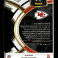 2023 Panini Select Rashee Rice #132 Red and Yellow Prizms Die Cuts Kansas City Chiefs