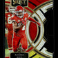 2023 Panini Select Rashee Rice #132 Red and Yellow Prizms Die Cuts Kansas City Chiefs