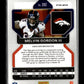 2021 Panini Prizm Melvin Gordon III #202 Black and White Checker Denver Broncos