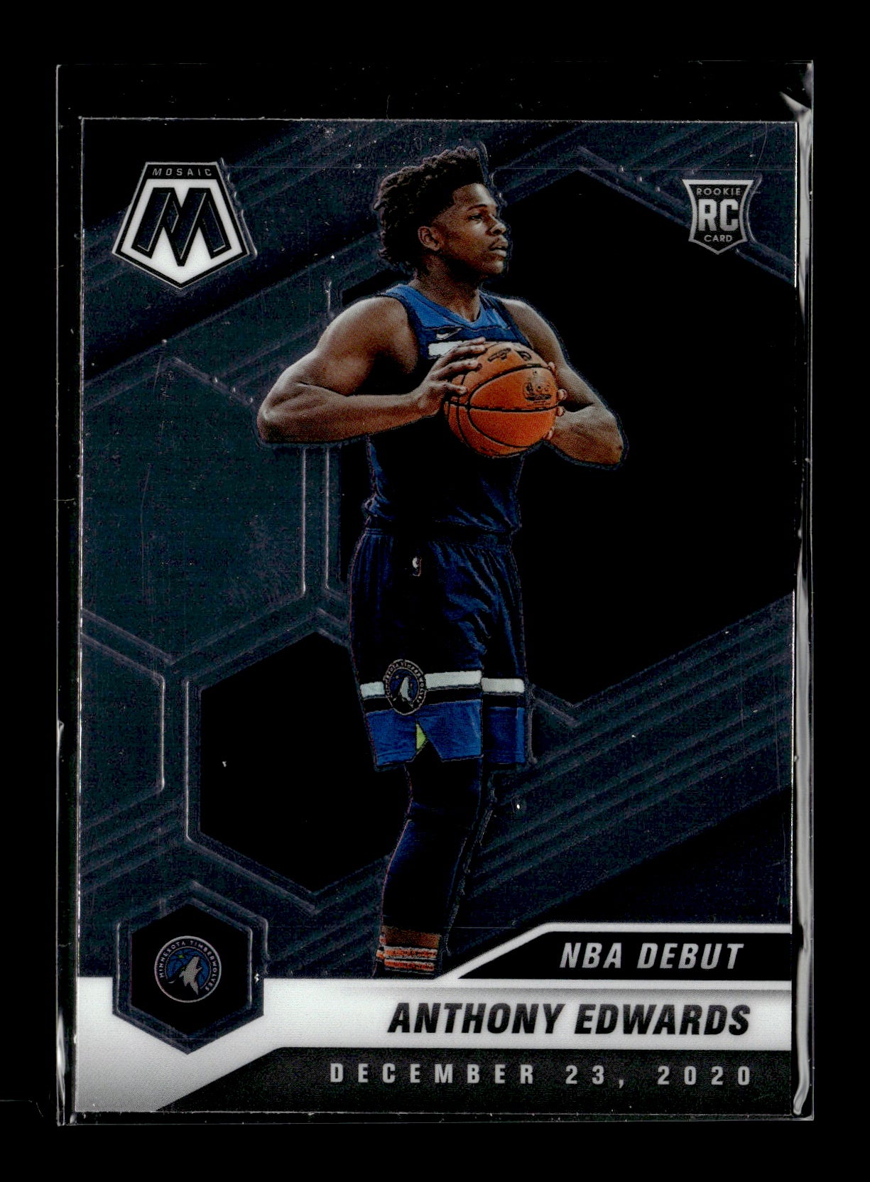 2020-21 Panini Mosaic Anthony Edwards #261 Mosaic Minnesota Timberwolves