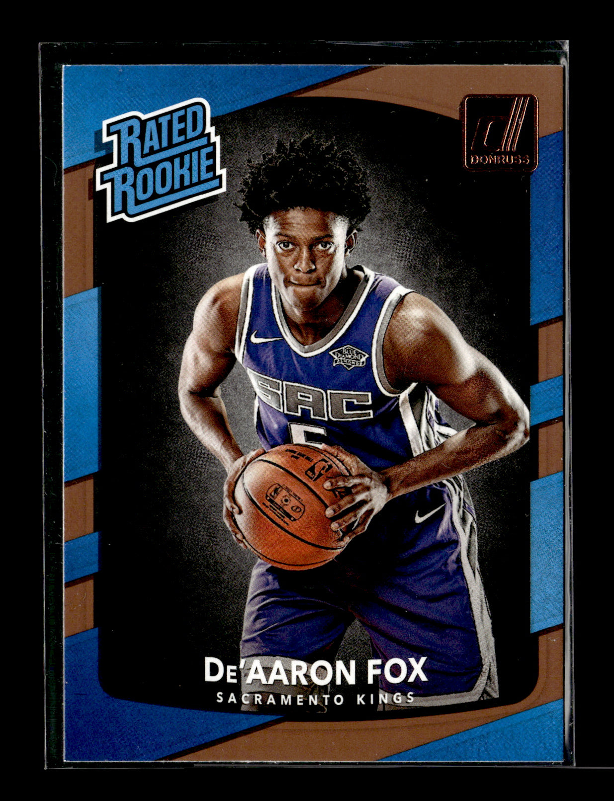 2017-18 Donruss De'Aaron Fox #196 Sacramento Kings