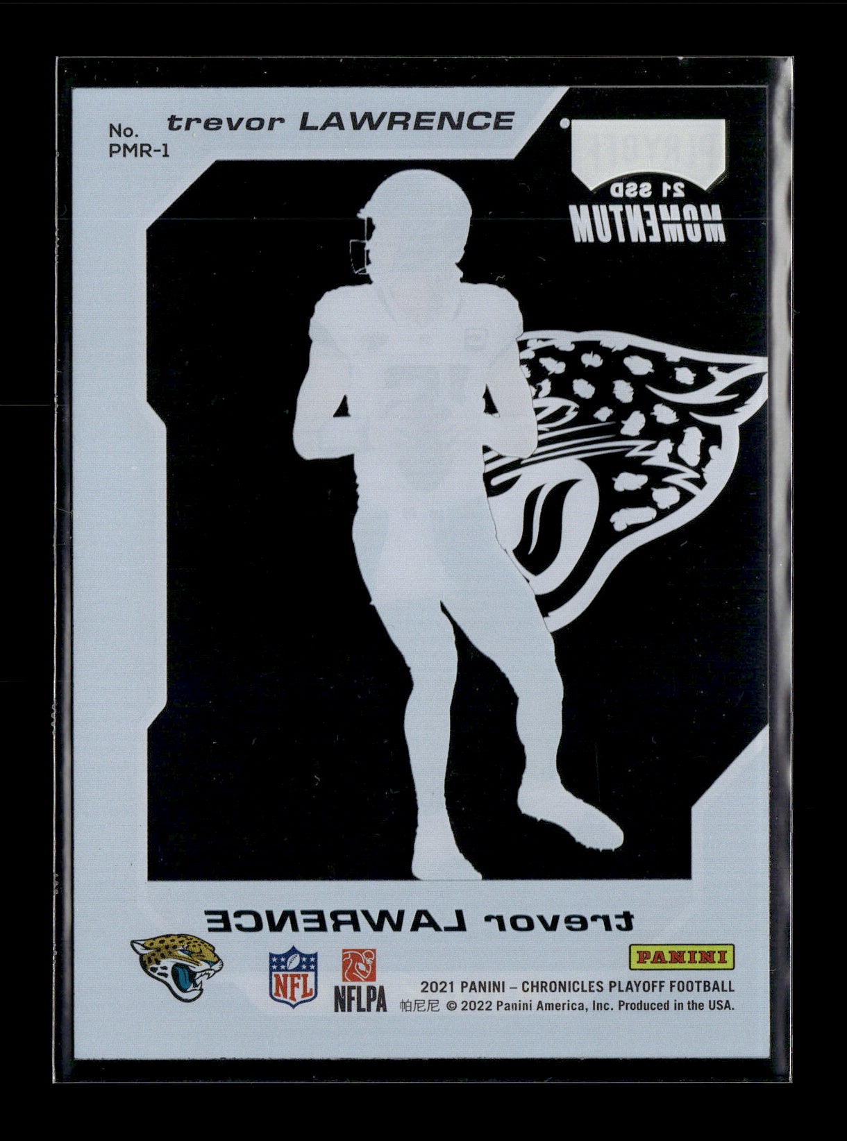 2021 Panini Chronicles Trevor Lawrence #PMR-1 Playoff Momentum Rookies Jacksonville Jaguars