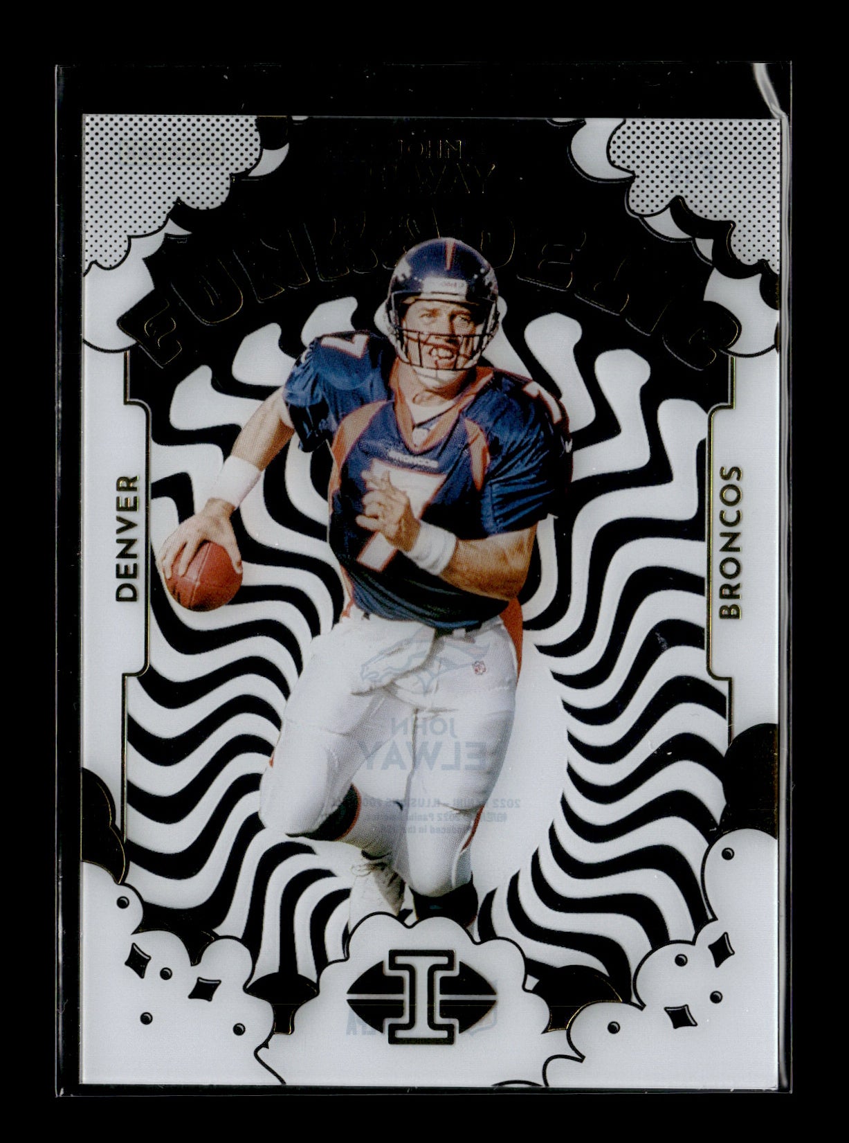 2022 Panini Illusions John Elway #F-12 Funkadelic Denver Broncos