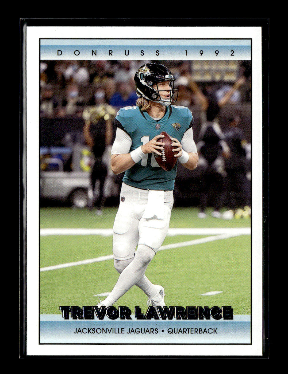 2022 Donruss Trevor Lawrence #9 Retro 1992 Jacksonville Jaguars