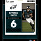 2021 Panini Contenders DeVonta Smith #ROY-DSM Rookie of the Year Contenders Emerald Philadelphia Eagles