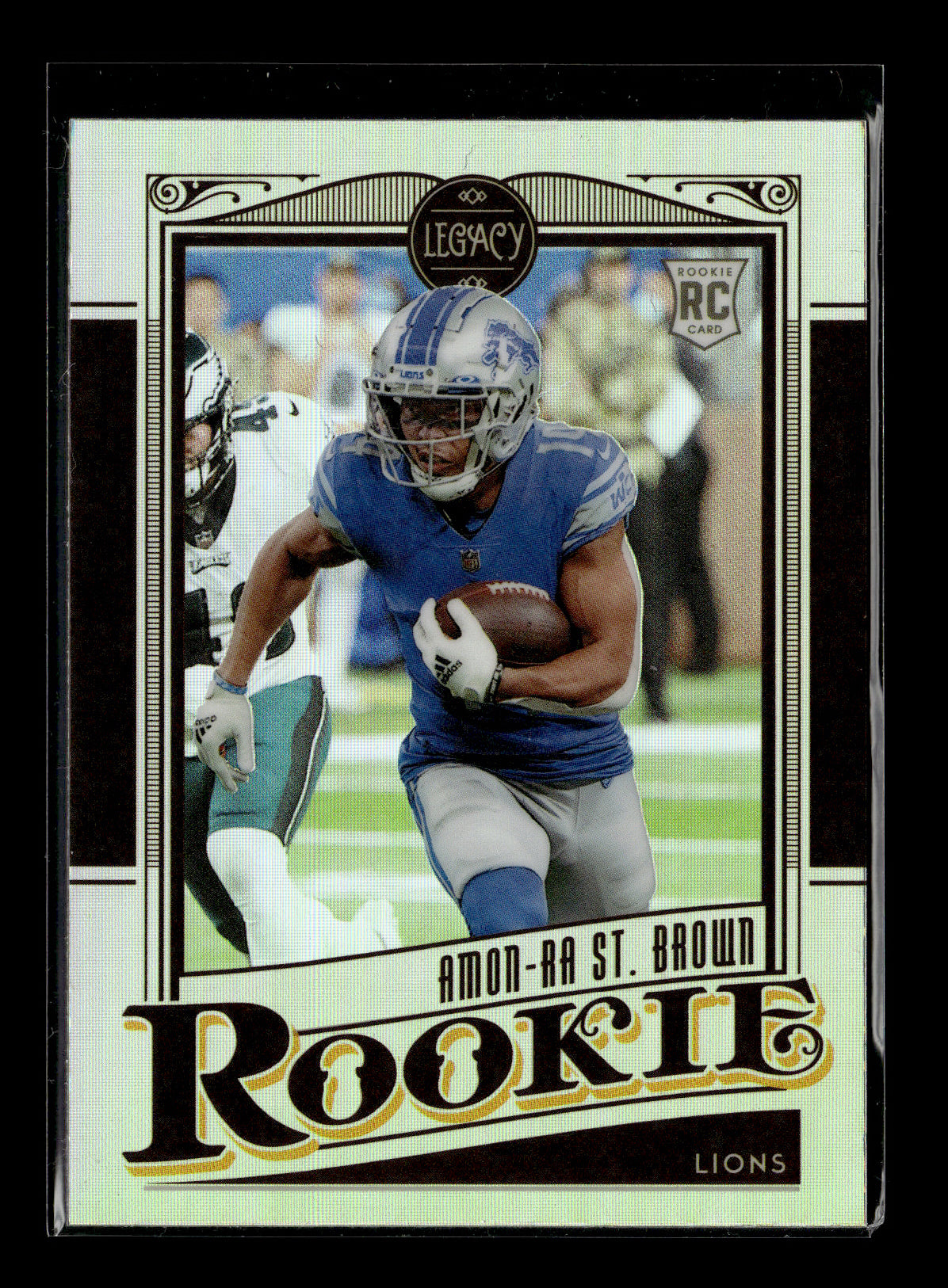 2021 Panini Chronicles Amon-Ra St. Brown #206 Legacy Update Rookies Silver Detroit Lions