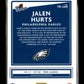 2020 Donruss Optic Jalen Hurts #TR-JAH The Rookies Philadelphia Eagles