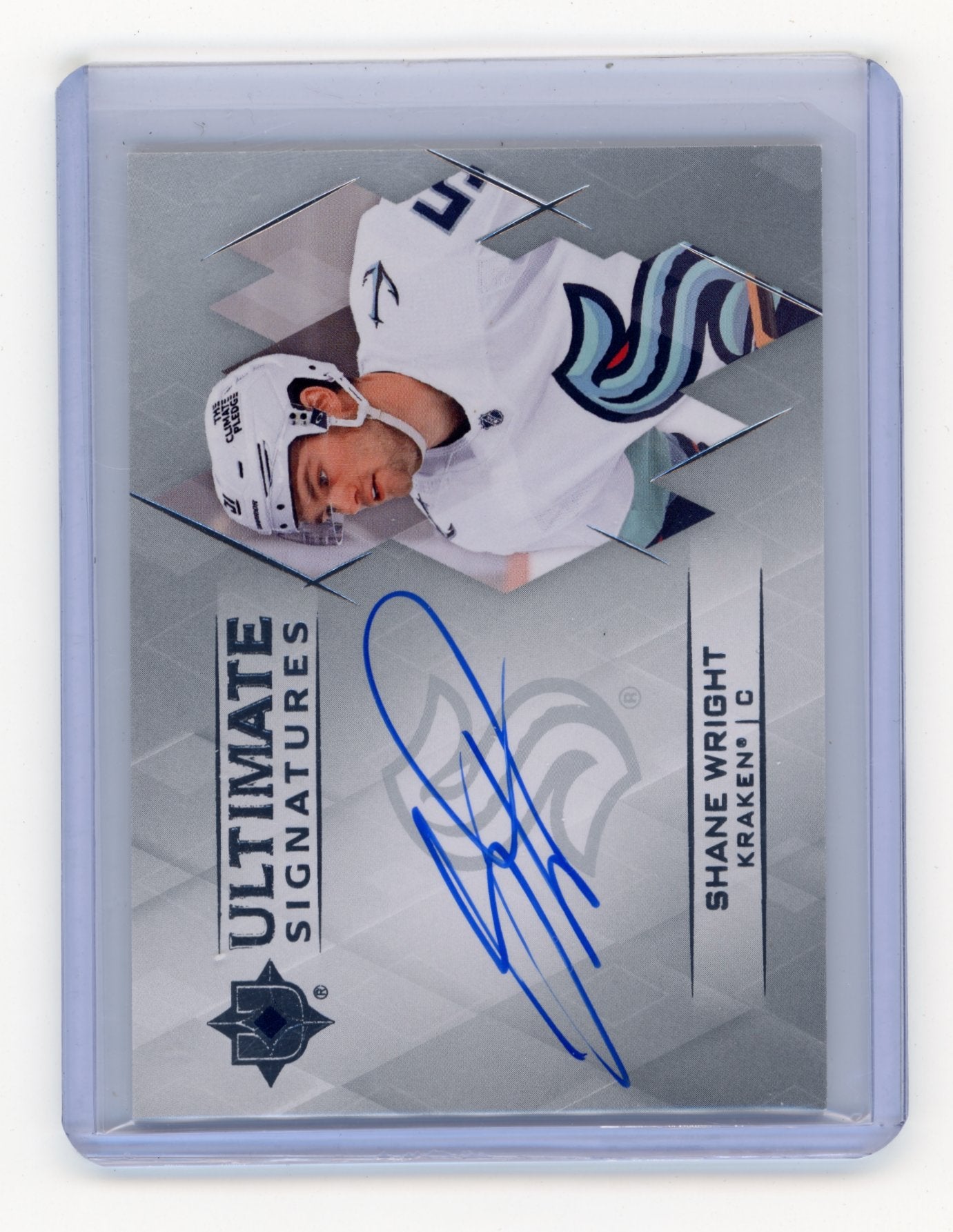 2023-24 Upper Deck Ultimate Collection Shane Wright #US-SW Ultimate Signatures Seattle Kraken