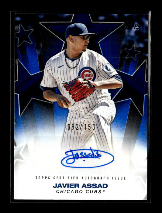 2025 Topps Javier Assad #BSA2-JA Baseball Stars Autographs Blue (Series Two) #/150 Chicago Cubs